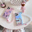 For iPhone 16 Pro Case IMD Cartoon Pattern TPU Phone Cover with Beaded Strap - Dachshund - 7