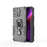 WANLONFENG For iPhone 14 Pro Max Phone Case  PC TPU Back Cover Kickstand with Tempered Glass - Black - 2
