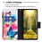 For Samsung Galaxy S23+ Leather Case with Strap Pattern Printing Zipper Wallet Phone Stand Cover - Two Butterflies - 3