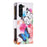 For Samsung Galaxy S23+ Leather Case with Strap Pattern Printing Zipper Wallet Phone Stand Cover - Two Butterflies - 7