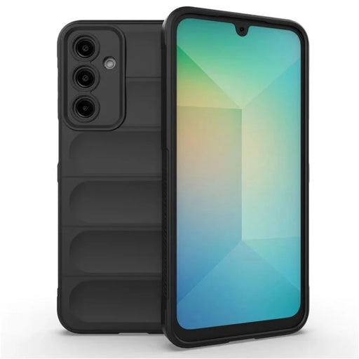 WANLONFENG For Samsung Galaxy A16 4G / Galaxy A16 5G TPU Case  HD Series Anti Slip Phone Cover with Tempered Glass - Black - 2