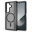 For Samsung Galaxy Z Fold7 5G Magnetic Case TPU Frame Acrylic Back Phone Cover Skin Touch - Black - 1