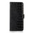 For iPhone 17 Case Crocodile Texture Genuine Cow Leather Phone Wallet Cover - Black - 7