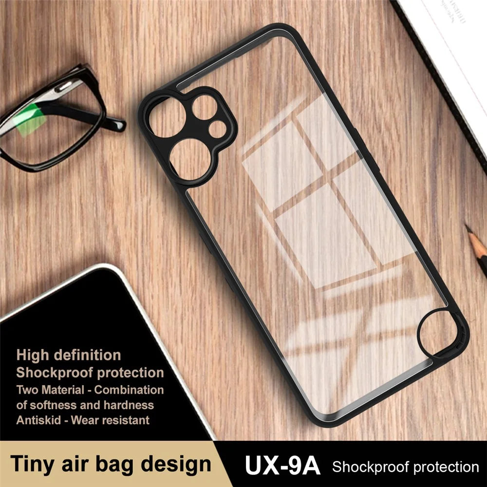 IMAK UX-9A Series for Nothing CMF Phone 2 Pro Case Clear TPU PC Phone Cover Reinforced Corners - 3