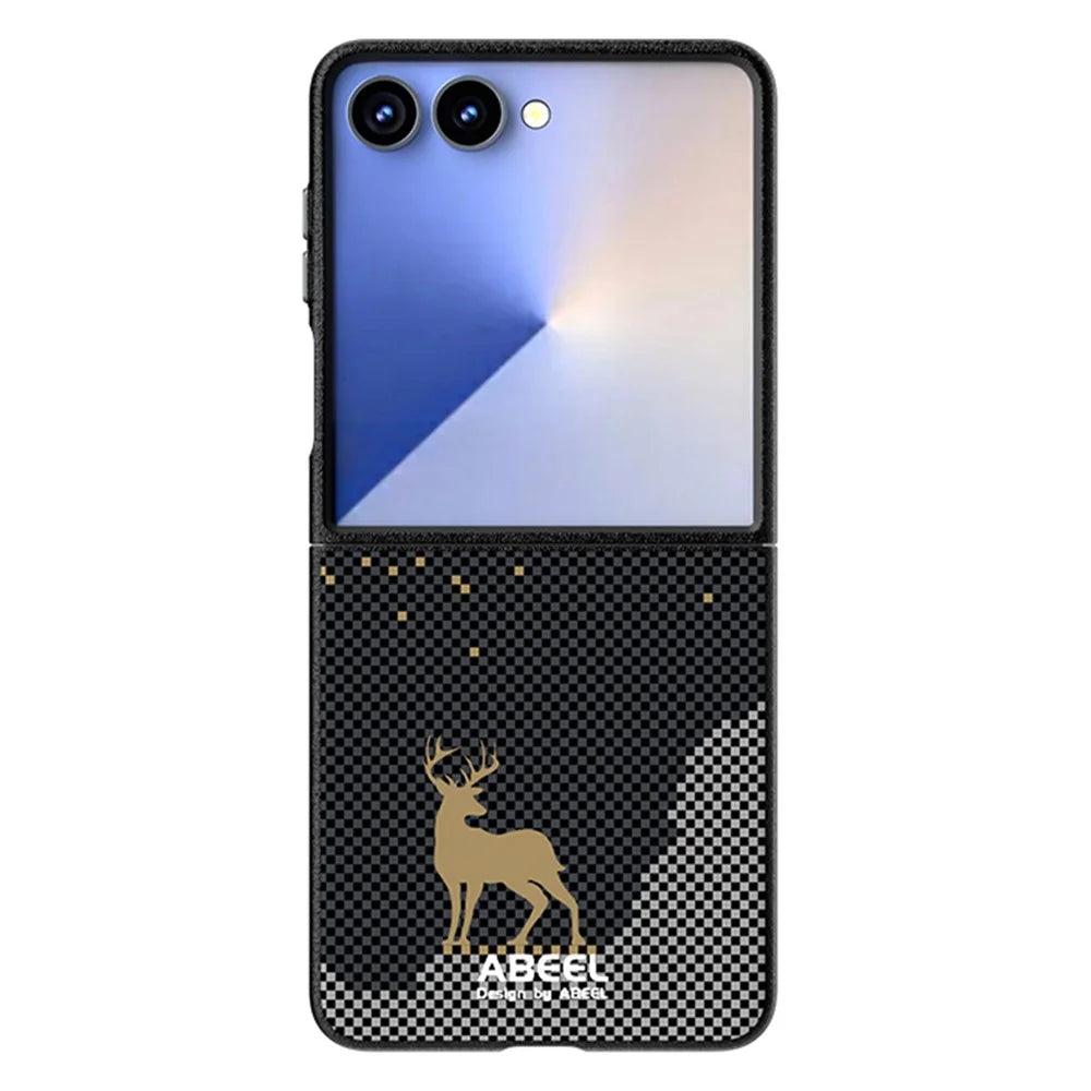 ABEEL For Samsung Galaxy Z Flip7 5G Magnetic Case Ultra Slim PC Phone Back Cover - Deer - 2
