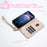 For Samsung Galaxy A55 5G Case Bowknot Decor Wallet Leather Phone Cover with Wrist Strap - Khaki - 4
