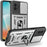 For Samsung Galaxy XCover7 Pro Case with Slide Camera Lid PC + TPU Kickstand Phone Cover - Silver - 1