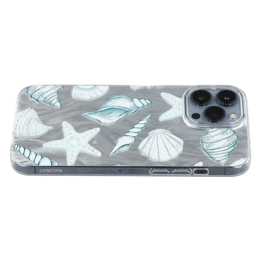 For iPhone 13 Pro Max Case Shell Pattern Airbag Shockproof PC + TPU Phone Back Cover - 3