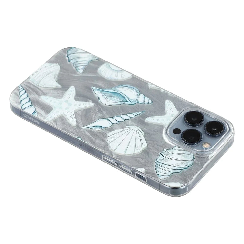 For iPhone 13 Pro Max Case Shell Pattern Airbag Shockproof PC + TPU Phone Back Cover - 4