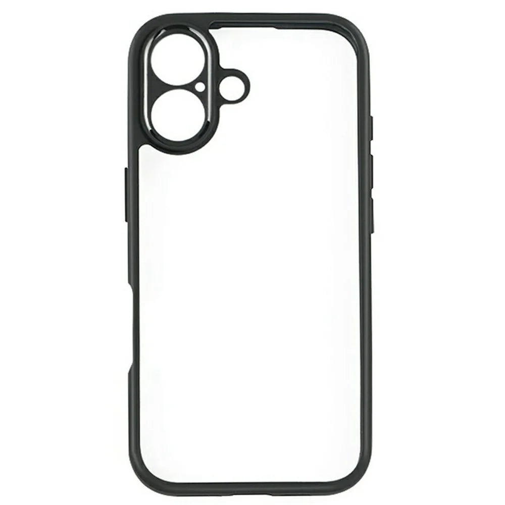 For iPhone 17 Case Shockproof PC + TPU Clear Back Phone Cover - 1