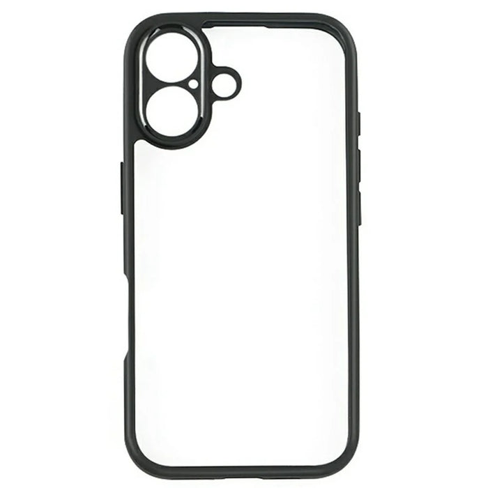 For iPhone 17 Case Shockproof PC + TPU Clear Back Phone Cover - 1