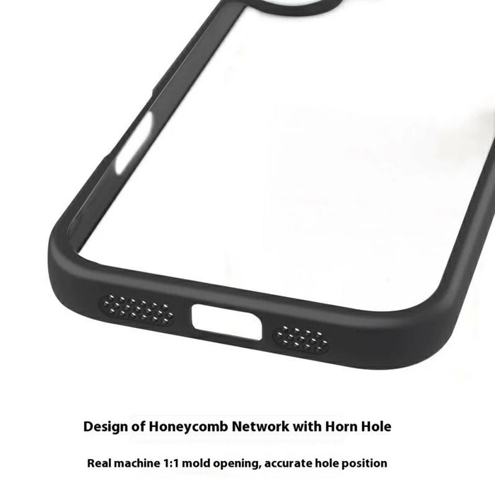 For iPhone 17 Case Shockproof PC + TPU Clear Back Phone Cover - 4