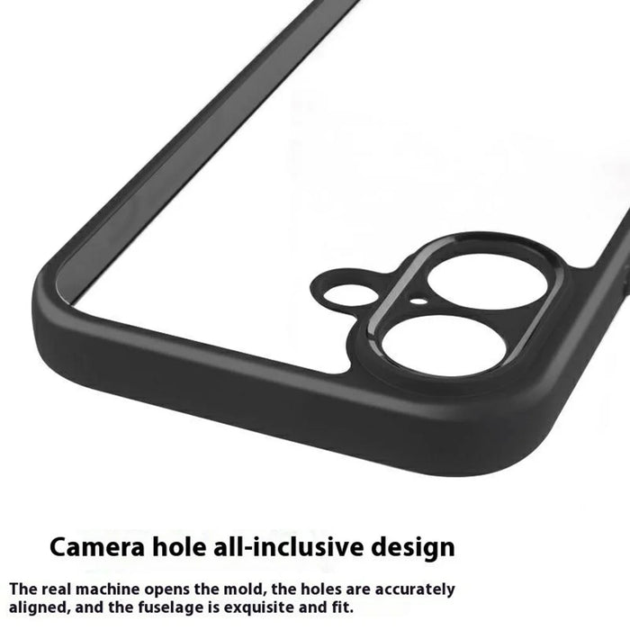 For iPhone 17 Case Shockproof PC + TPU Clear Back Phone Cover - 5