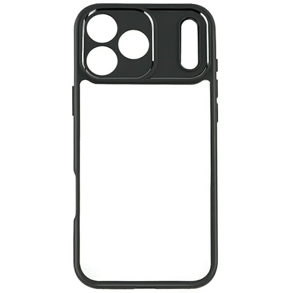 For iPhone 17 Pro Case Shockproof PC + TPU Clear Back Phone Cover - 1