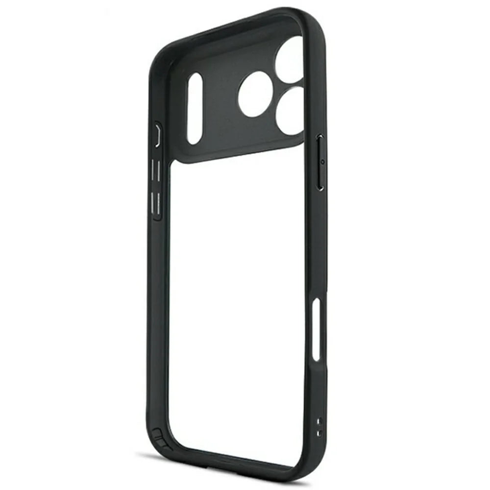 For iPhone 17 Pro Case Shockproof PC + TPU Clear Back Phone Cover - 2