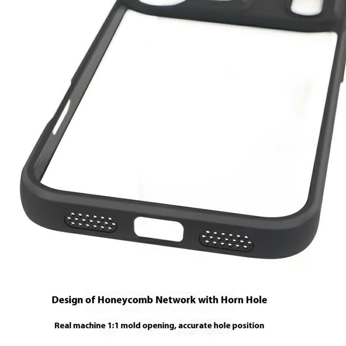 For iPhone 17 Pro Max Case Shockproof PC + TPU Clear Back Phone Cover - 4