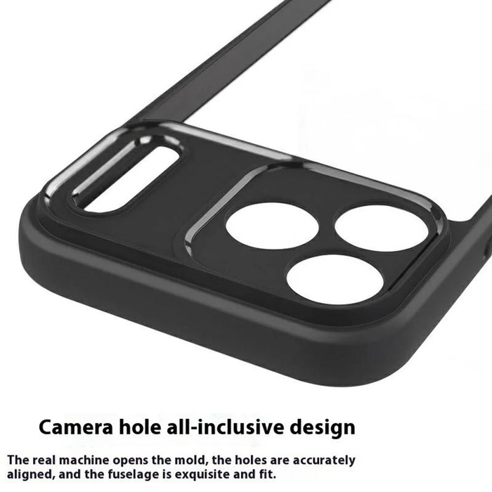 For iPhone 17 Pro Max Case Shockproof PC + TPU Clear Back Phone Cover - 5