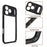 For iPhone 17 Pro Max Case Shockproof PC + TPU Clear Back Phone Cover - 6