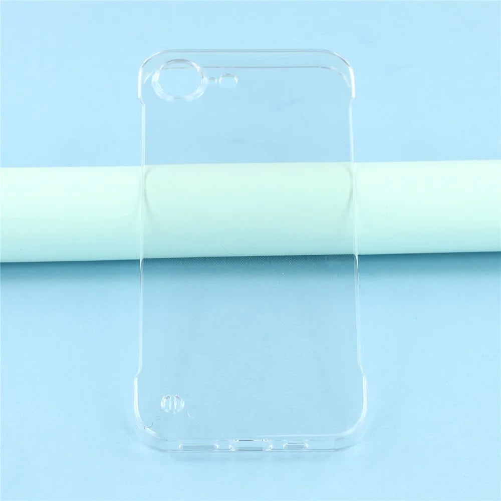 For iPhone 17e / 16e Case Transparent PC Borderless Phone Cover - 3