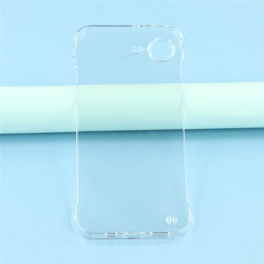 For iPhone 17e / 16e Case Transparent PC Borderless Phone Cover - 4
