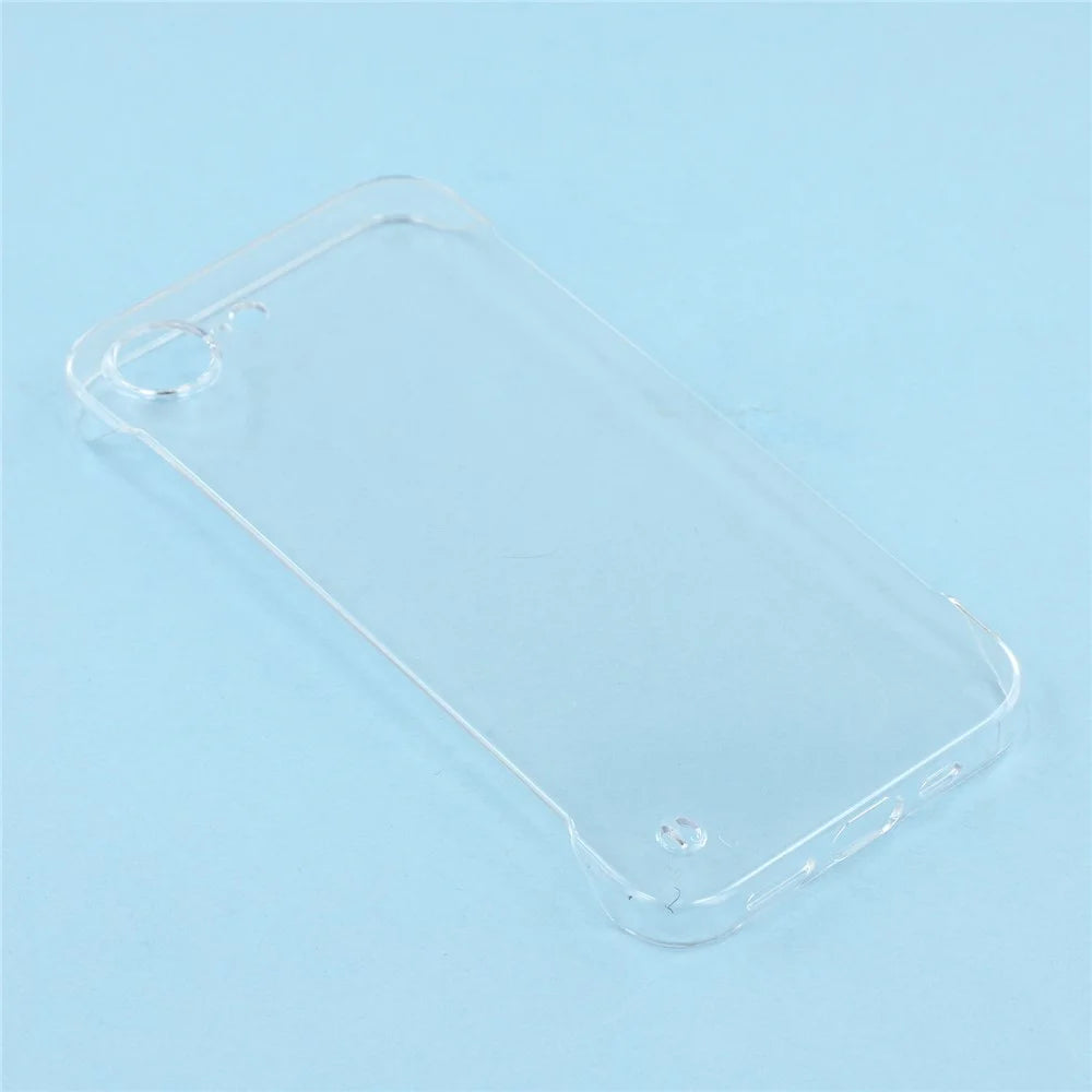 For iPhone 17e / 16e Case Transparent PC Borderless Phone Cover - 5