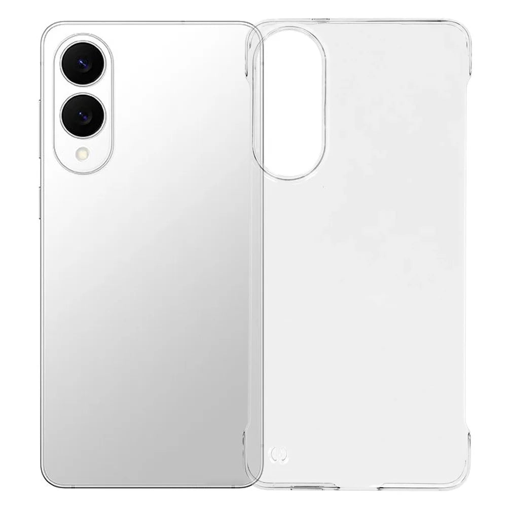 For Samsung Galaxy S25 Edge Case Transparent PC Borderless Phone Cover - 1