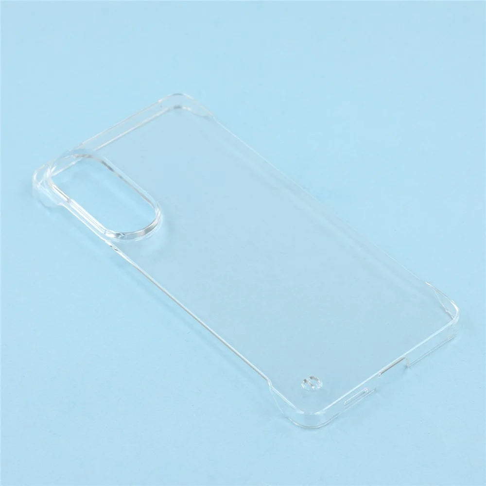 For Samsung Galaxy S25 Edge Case Transparent PC Borderless Phone Cover - 5