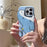 For iPhone 16 Pro Silicone Case Cute Shark Design Shockproof Phone Back Cover - 3