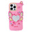 For iPhone 16 Pro Max Silicone Case Cute Butterfly Mirror Design Shockproof Phone Back Cover - 1