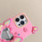 For iPhone 16 Pro Max Silicone Case Cute Butterfly Mirror Design Shockproof Phone Back Cover - 4