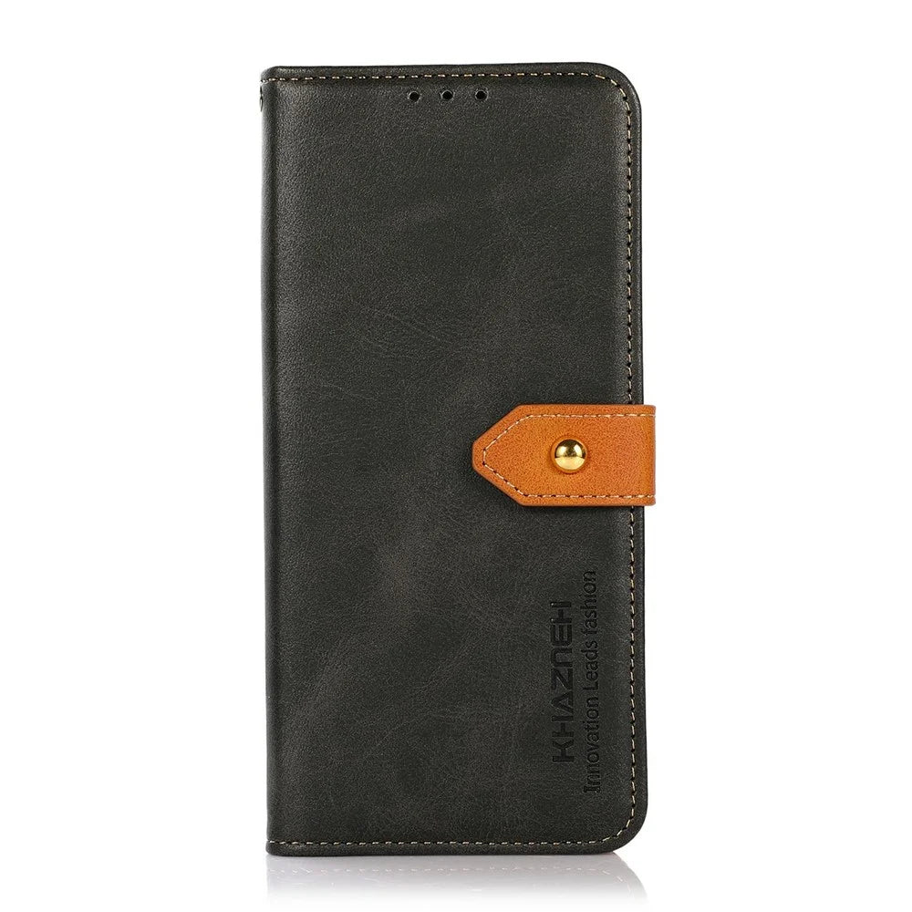 KHAZNEH For Samsung Galaxy A18 5G / A18 4G / A17 5G / A17 4G / A26 5G Wallet Phone Case Stand Leather Flip Cover - Black - 6
