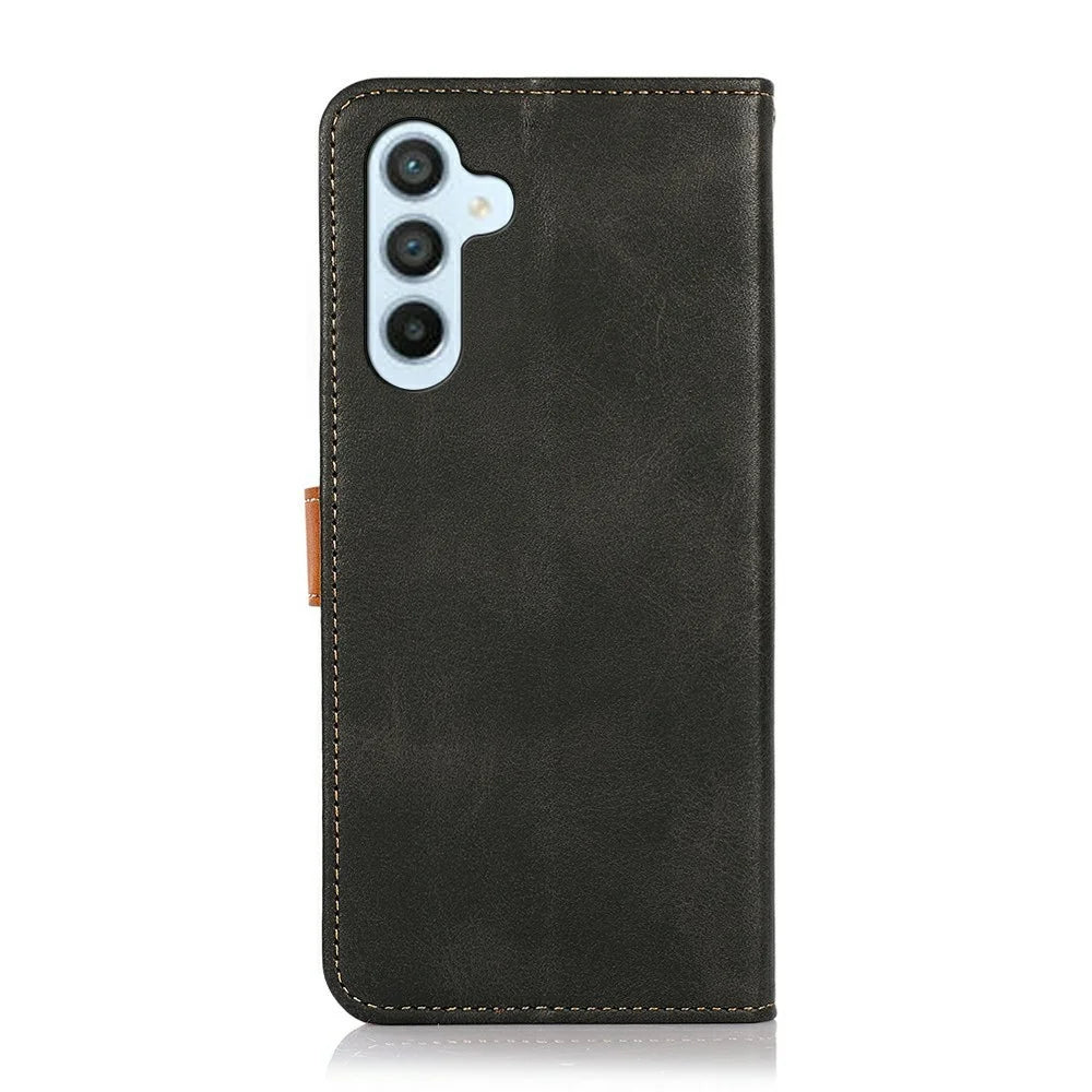 KHAZNEH For Samsung Galaxy A18 5G / A18 4G / A17 5G / A17 4G / A26 5G Wallet Phone Case Stand Leather Flip Cover - Black - 7