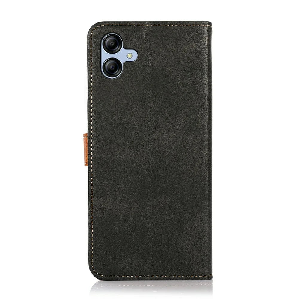 KHAZNEH For Samsung Galaxy A08 5G / A08 4G / A07 5G / A07 4G / A06 5G / A06 4G Wallet Phone Case Stand Leather Flip Cover - Black - 7