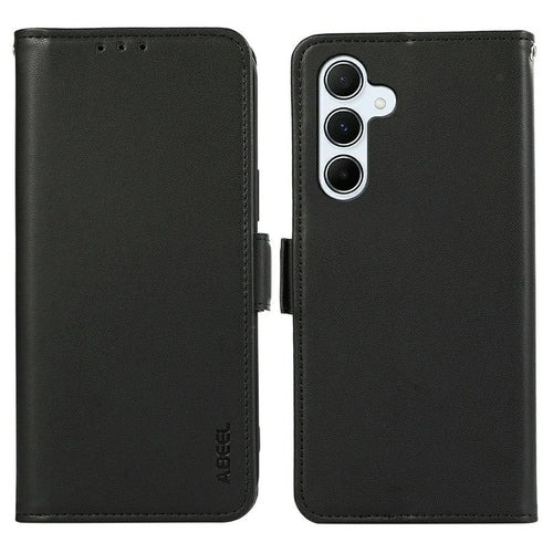 ABEEL For Samsung Galaxy A18 5G / A18 4G / A17 5G / A17 4G / A26 5G Case Leather Phone Cover with RFID Blocking Wallet - Black - 1