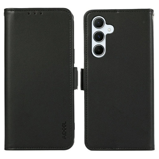 ABEEL For Samsung Galaxy A18 5G / A18 4G / A17 5G / A17 4G / A26 5G Case Leather Phone Cover with RFID Blocking Wallet - Black - 1