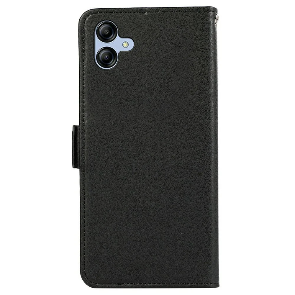 ABEEL For Samsung Galaxy A08 5G / A08 4G / A07 5G / A07 4G / A06 5G / A06 4G Case Leather Phone Cover with RFID Blocking Wallet - Black - 7