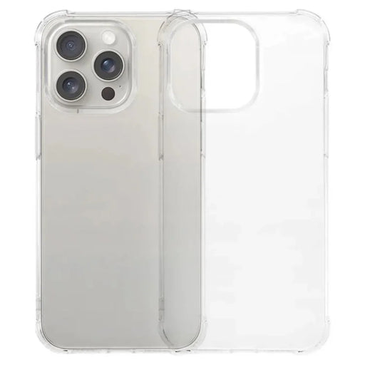 WANLONFENG For iPhone 16 Pro Max TPU Case  WL3 Series 1.5mm Phone Cover with 2Pcs Tempered Glass (Big Lens Hole) - Transparent - 2