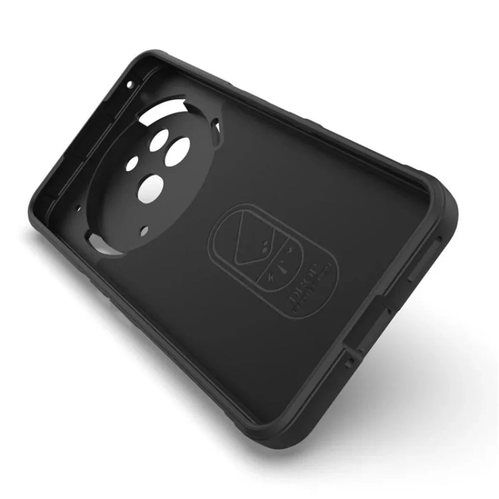 WANLONFENG For Nothing Phone (3a) Pro TPU Case  HD Series Anti Slip Phone Cover with Tempered Glass - Black - 4