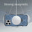For iPhone 16 Pro Max Magnetic Case Rotating Metal Kickstand Shockproof PC + TPU Phone Back Cover - Dark Blue - 6