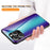 For iPhone 15 Pro Case Tempered Glass Shockproof Phone Cover - Colorful Fiber - 2