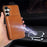 For Samsung Galaxy S24 FE Case Card Holder Kickstand PU Leather + TPU Phone Cover - Brown - 4