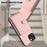 For iPhone 15 Case RFID Blocking Card Holder Kickstand TPU + PU Leather Phone Back Cover - Rose Gold - 5