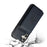 For iPhone 16 Case Card Holder Kickstand PU Leather + TPU Phone Cover - Blue - 5