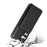 For Samsung Galaxy A55 5G Case Card Holder Kickstand PU Leather + TPU Phone Cover - Black - 5