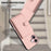 For iPhone 16 Plus Case RFID Blocking Card Holder Kickstand TPU + PU Leather Phone Back Cover - Rose Gold - 5