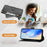 For Infinix Note 50s 5G Case Zipper Pocket Multiple Card Slots Leather Phone Cover - Black - 3