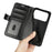 For iPhone 18 Pro / 17 Pro Case Crazy Horse Texture Stand Leather Phone Cover - Black - 3