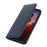 For Samsung Galaxy S23 Ultra Anti-scratch Magnetic Auto Closing Phone Case Cowhide Texture Split Leather Flip Wallet Cover with Stand - Blue - 5