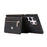 For Samsung Galaxy S25 Ultra Case PU Leather + TPU RFID Blocking Card Slots Phone Cover with 2 Straps - Black - 3