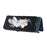 For Samsung Galaxy Z Flip5 5G Case PU Leather + TPU RFID Blocking Card Slots Phone Cover with 2 Straps - Blue - 3